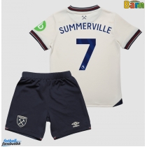 West Ham United Crysencio Summerville #7 Bortedraktsett Barn 2025-26 Kortermet (+ Korte bukser)